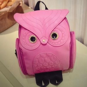 Pink Owl Bag/ Backpack